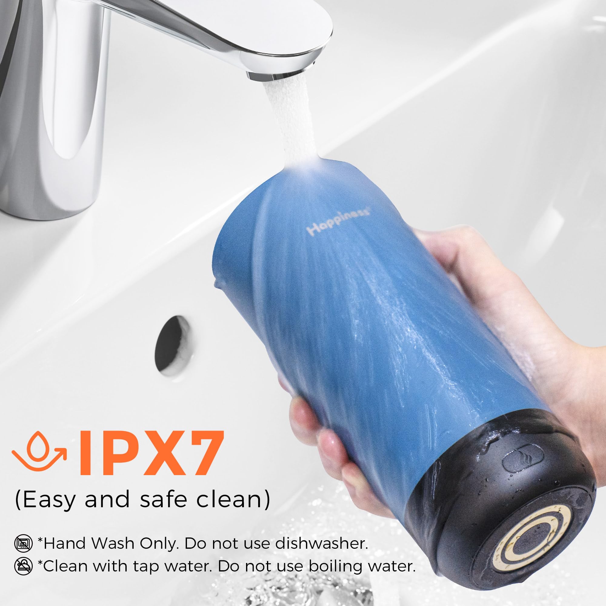 IPX7 waterproof rating and submersion up to one meter