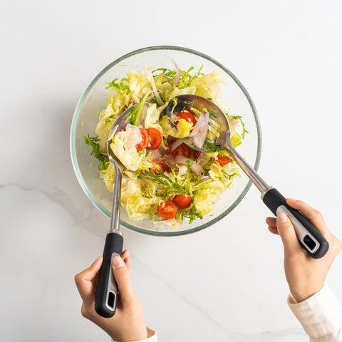 Happy Kit buffet setup with spoons, ideal for gatherings.