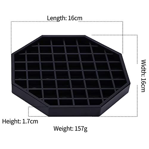 Happy Reunion honeycomb grid tray keeps liquids contained and surfaces clean.