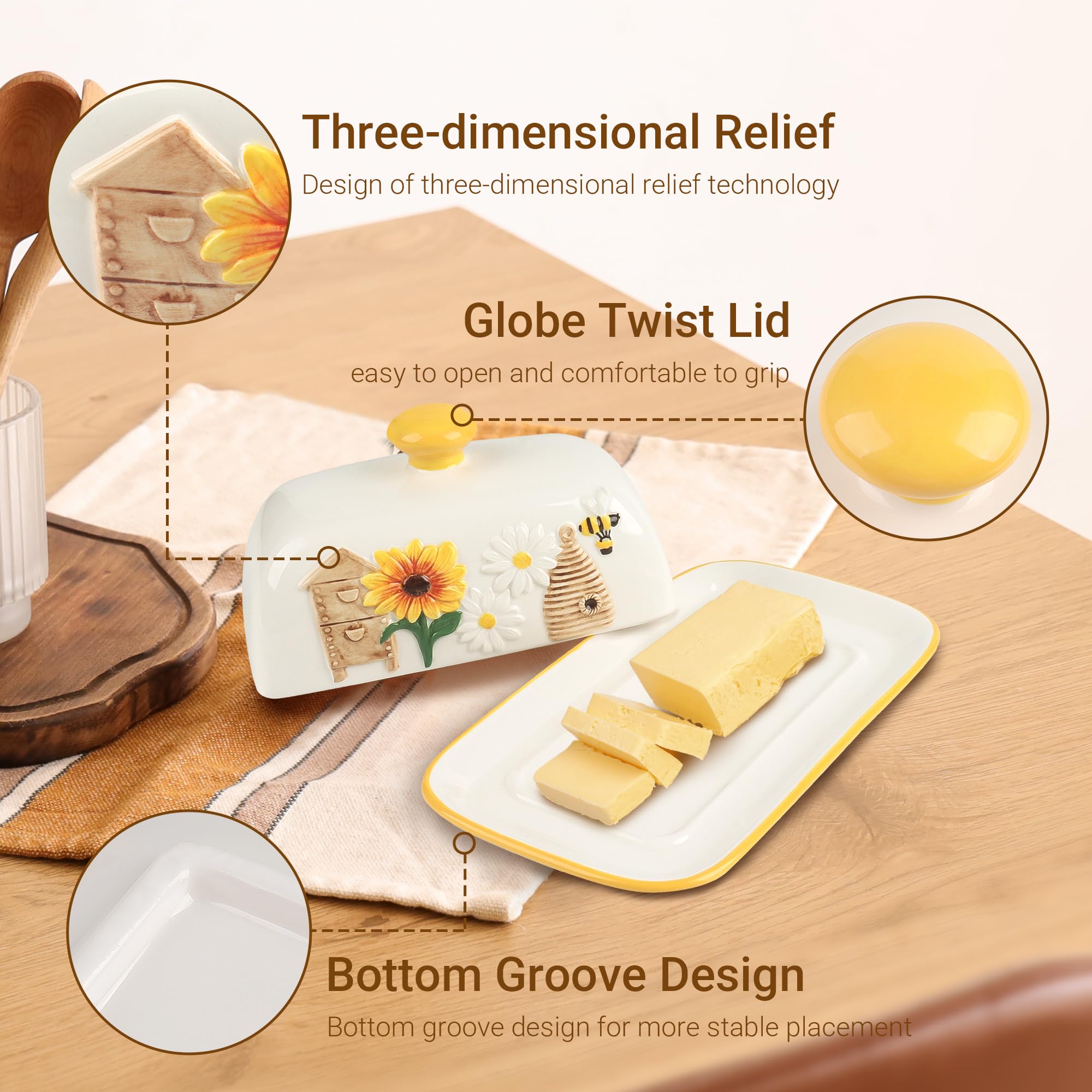 Happy Will dustproof lid protects contents from dust and moisture