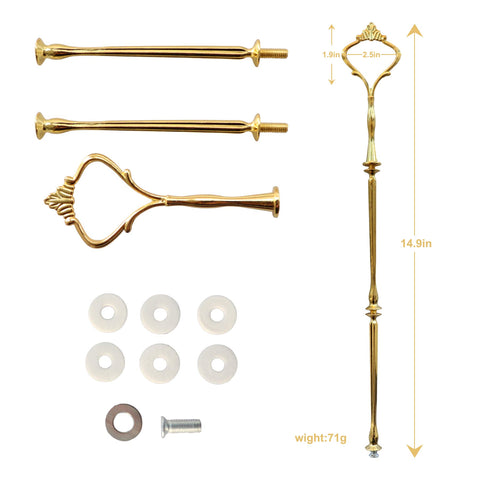 Happy Will golden crown finish parts add a premium look to desserts