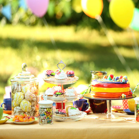 Happy Will decorative silver crown enhances the look of any tiered cake display