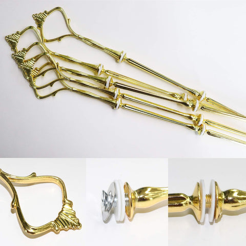 Happy Will tiered stand bracket assembly highlights elegant finish and easy customization