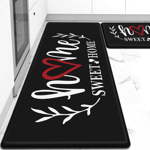 HappyTrends kitchen mat anti-fatigue rectangle 17x30in reduces standing fatigue during cooking