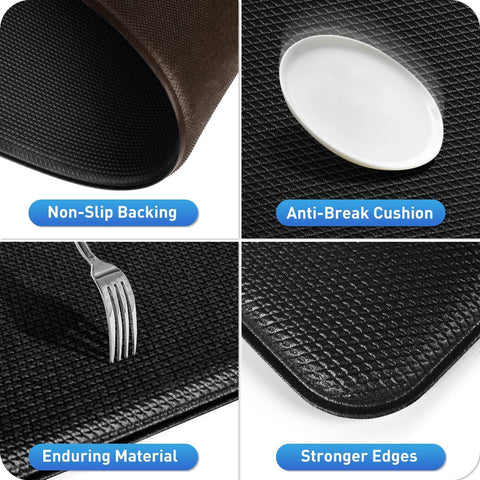 HappyTrends kitchen mat anti-fatigue rectangle 17x47in supports longer standing sessions