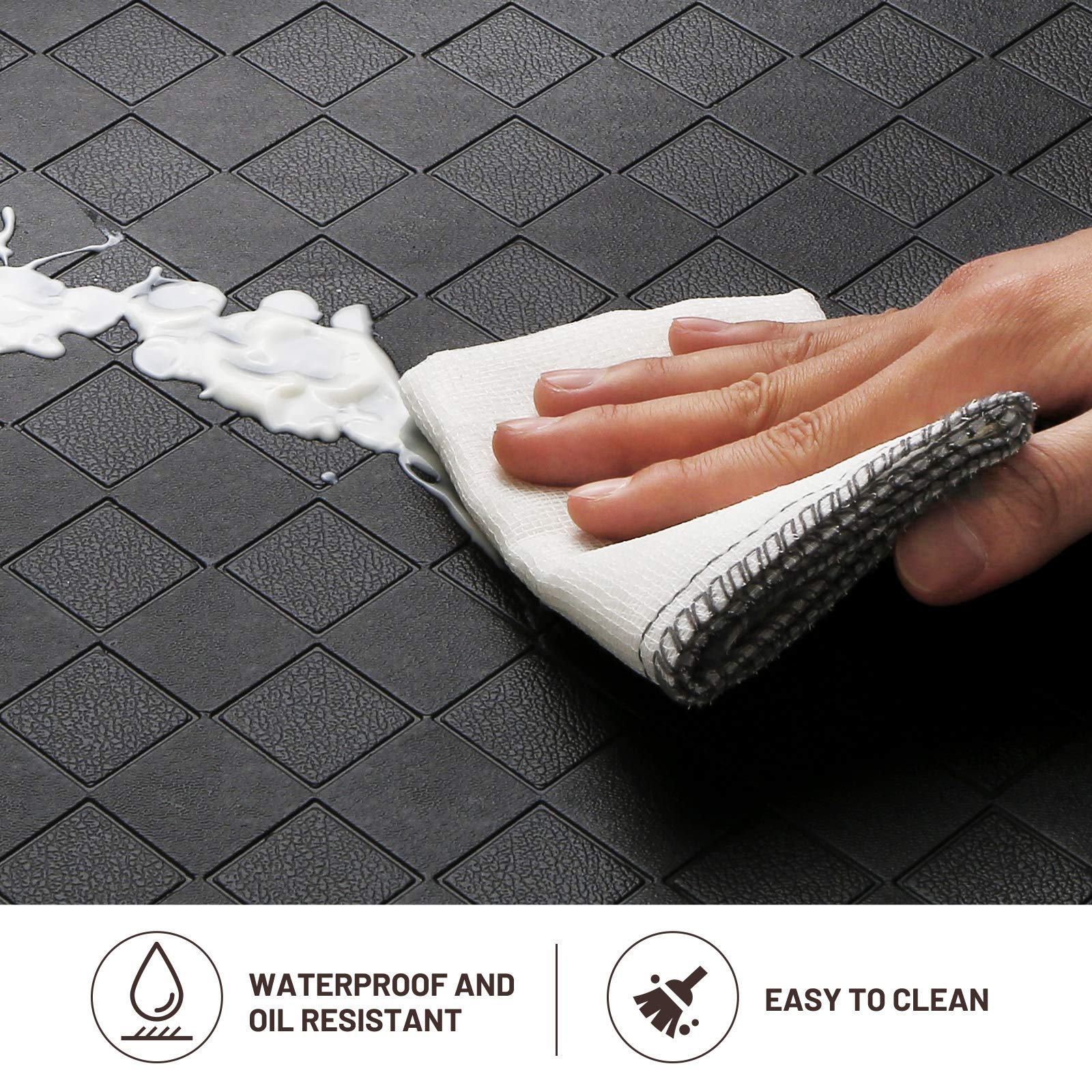 HappyTrends Kitchen Mat offers large standing area for kitchen or laundry tasks