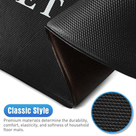 HappyTrends kitchen mat waterproof surface protects floors from spills and splashes