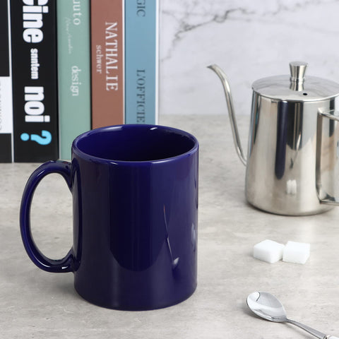 harebe dishwasher and microwave safe blue mug for easy care