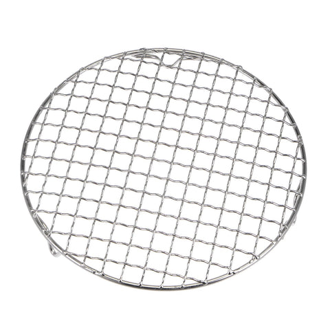 Stainless steel cross-wire design provides sturdy support and quick air circulation.