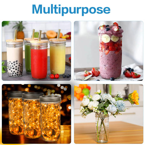 Harfuyee reusable jars ideal for DIY projects like candles and gifts.