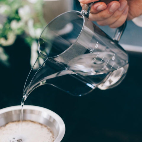Hario Air Kettle in use for pour-over brewing and flavor control.