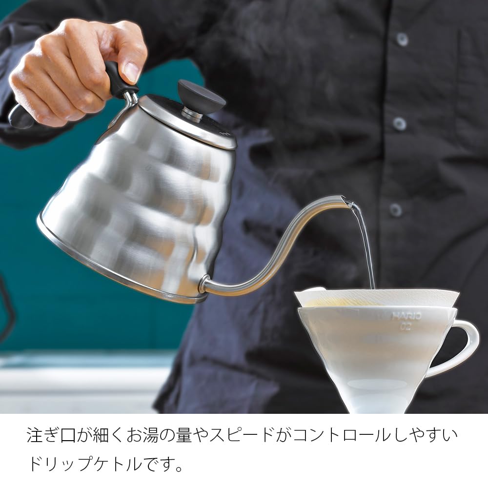 Hario Buono 1.2L capacity ready for multiple cups.