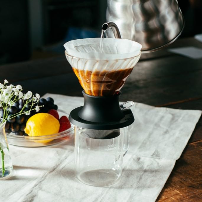 Hario Switch immersion dripper delivers balanced extraction with intuitive flow control.