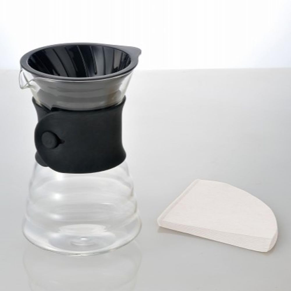 Hario top filter fit ensures simple setup for V60