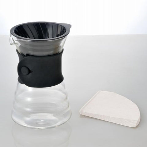 Hario top filter fit ensures simple setup for V60