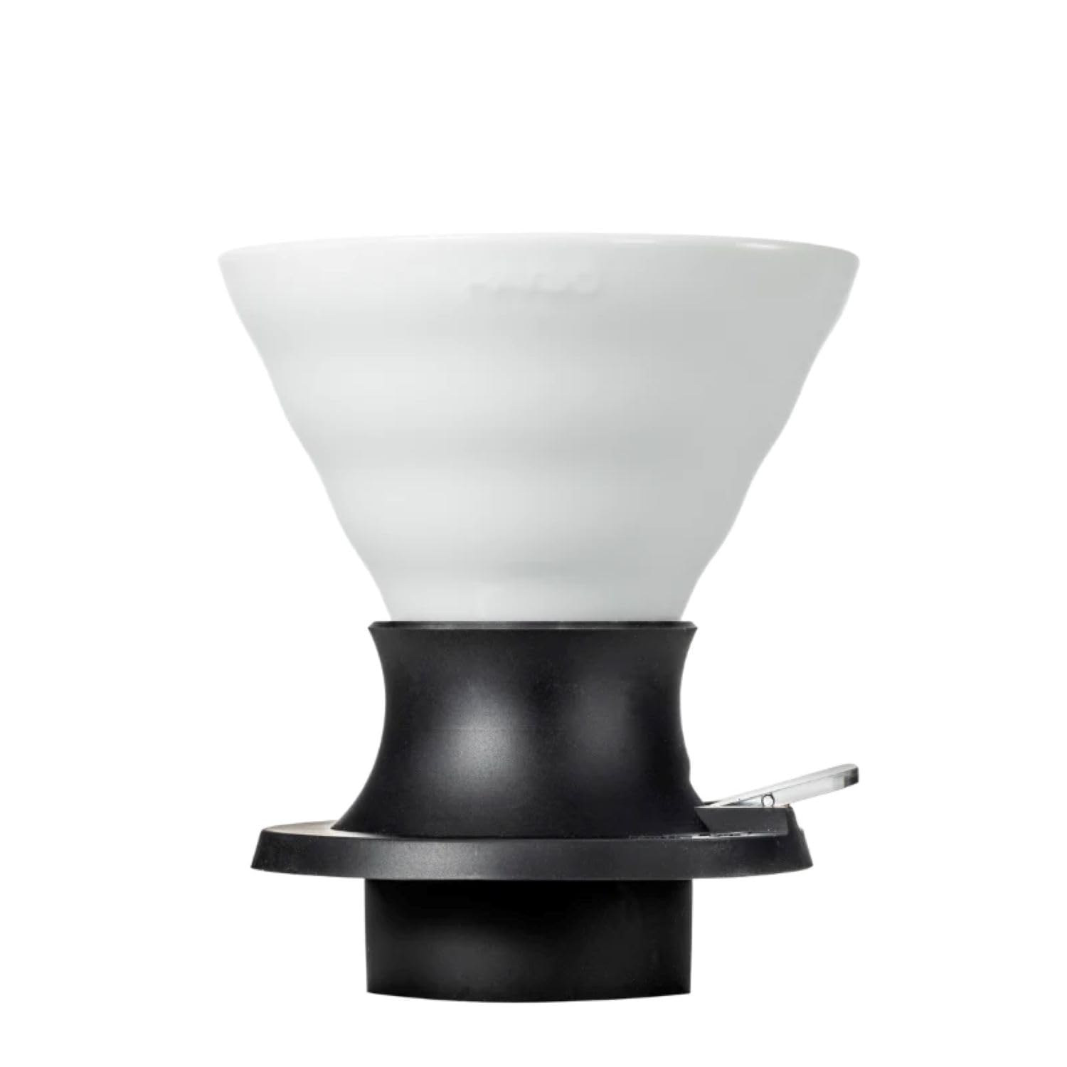 Hario Switch white with filters pack demonstrates ready-to-brew setup for home coffee rituals.