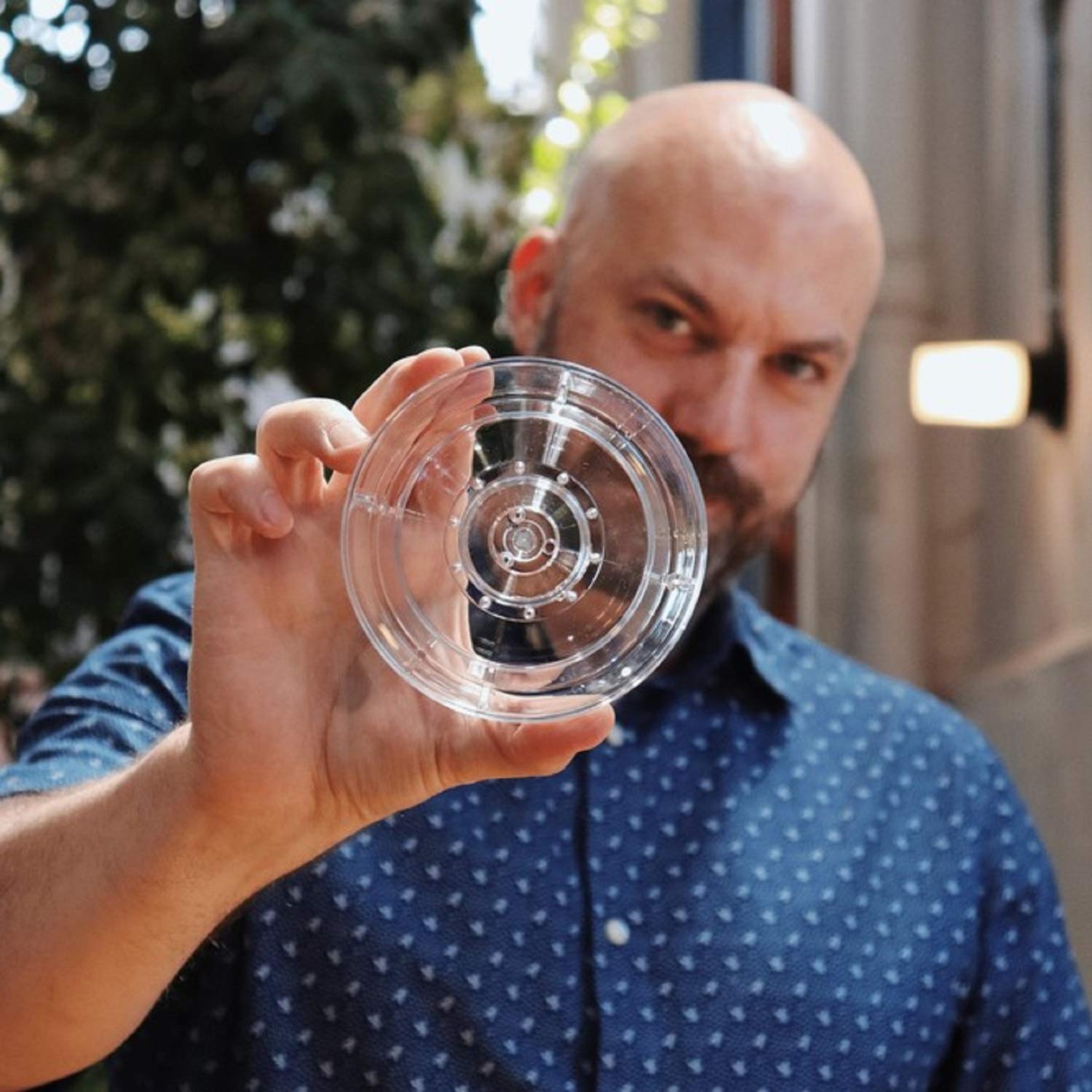 In-use view of Hario V60 Drip-Assist delivering tidy pours.