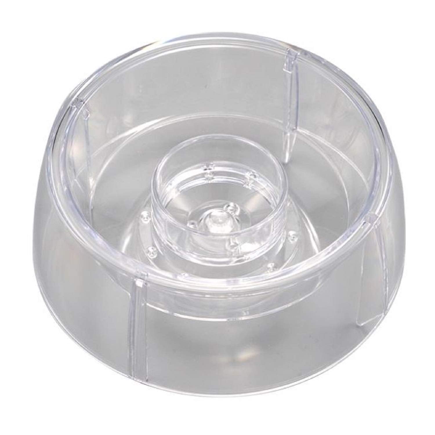 Hario V60 Drip-Assist attached to a Size 02 clear dripper showing even flow.