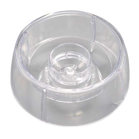 Hario V60 Drip-Assist attached to a Size 02 clear dripper showing even flow.