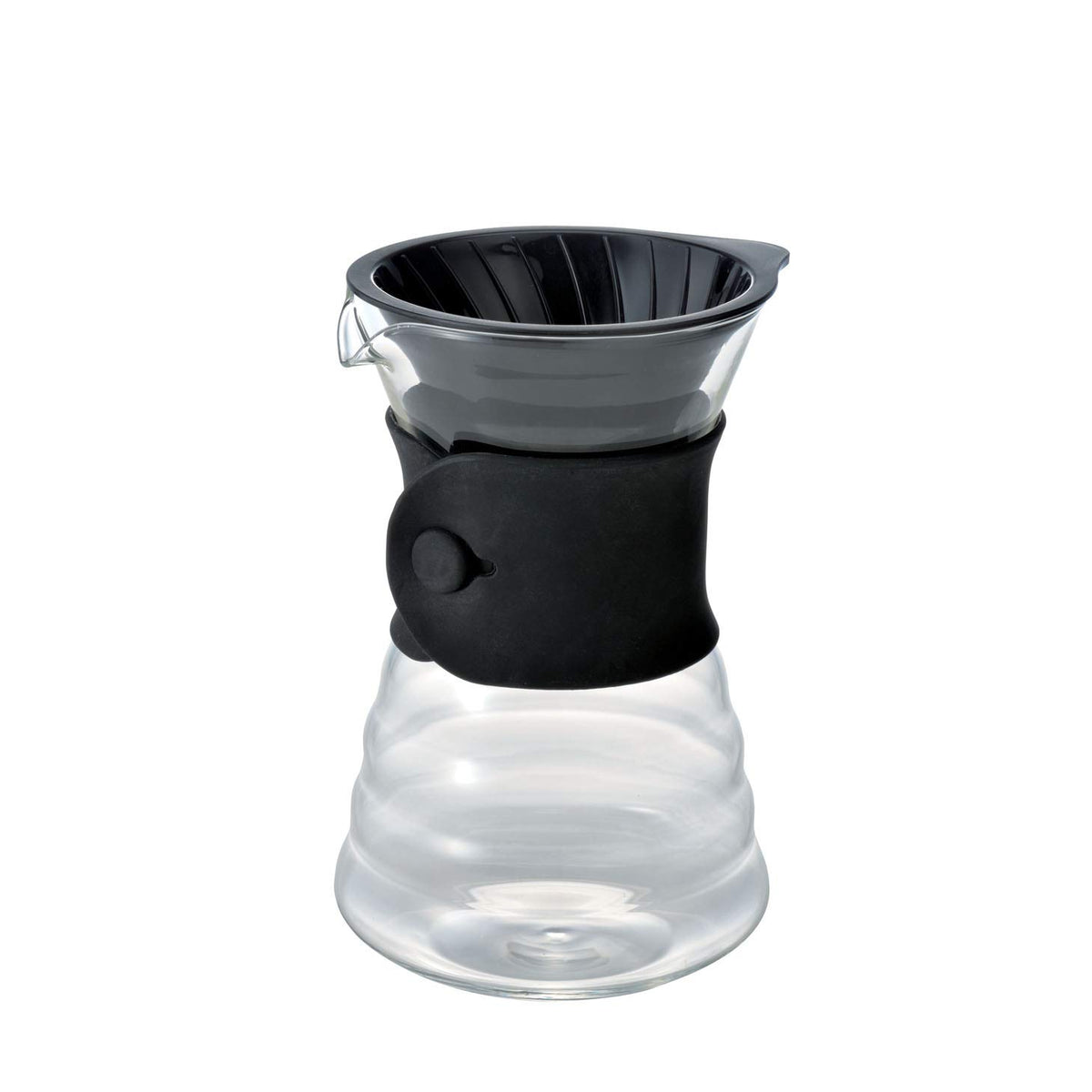 Hario V60 drip coffee decanter 700ml black for elegant serving