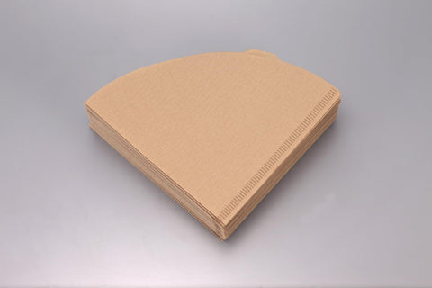 Hario V60 filter packaging natural 200ct on display for daily coffee prep