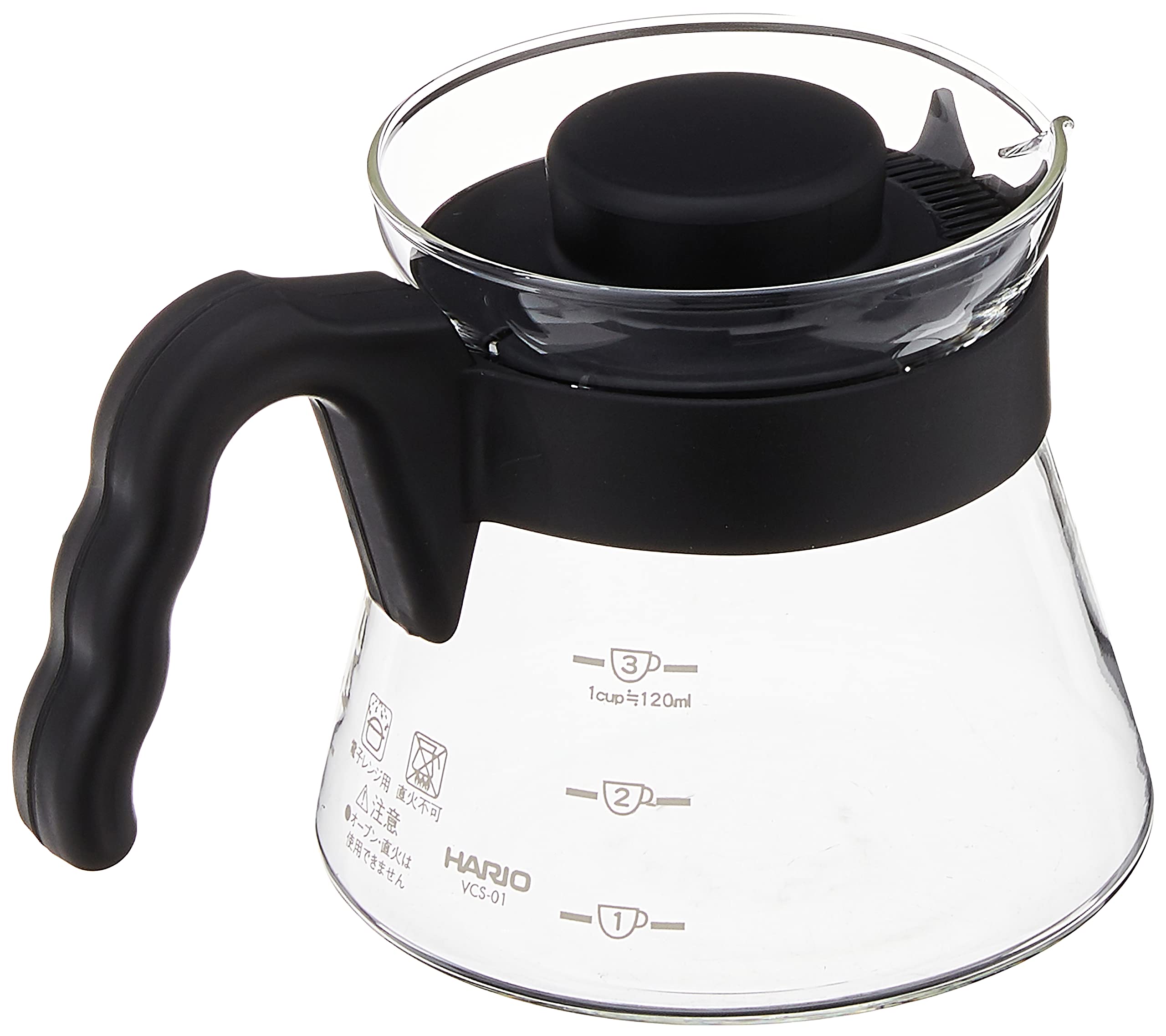 Top opening fits 01 drippers for controlled pours