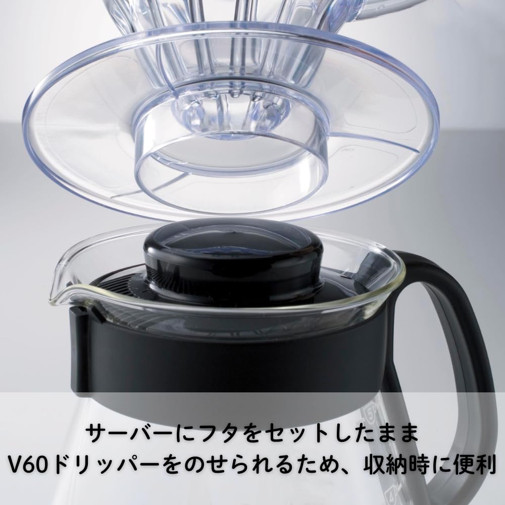Borosilicate glass construction resists heat and breakage