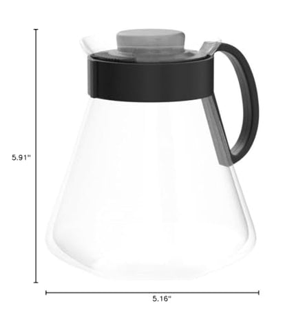 Minimalist Japanese design suits modern kitchens and keeps coffee warm