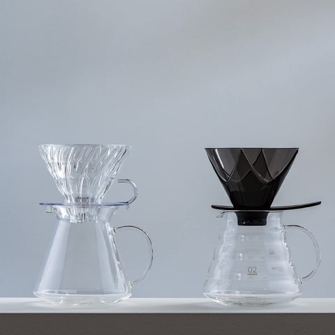 In-use setup with filter demonstrates practical pour-over workflow.
