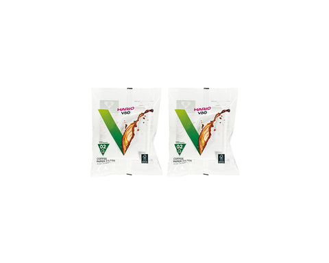 Hario V60 size 02 filter pack front view for 200-count filters