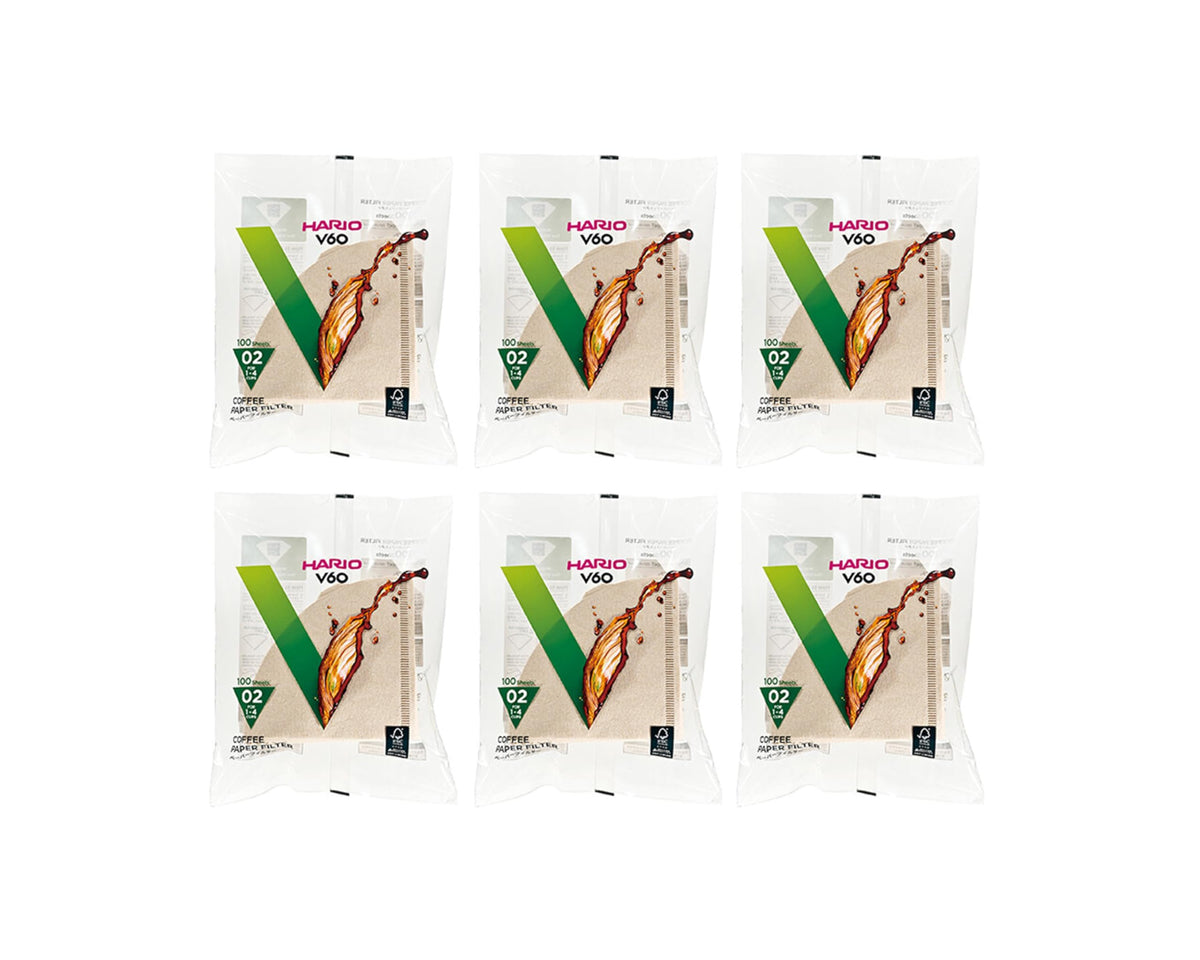 Hario V60 size02 natural filter pack for consistent brew