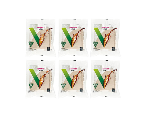 Hario V60 size02 natural filter pack for consistent brew