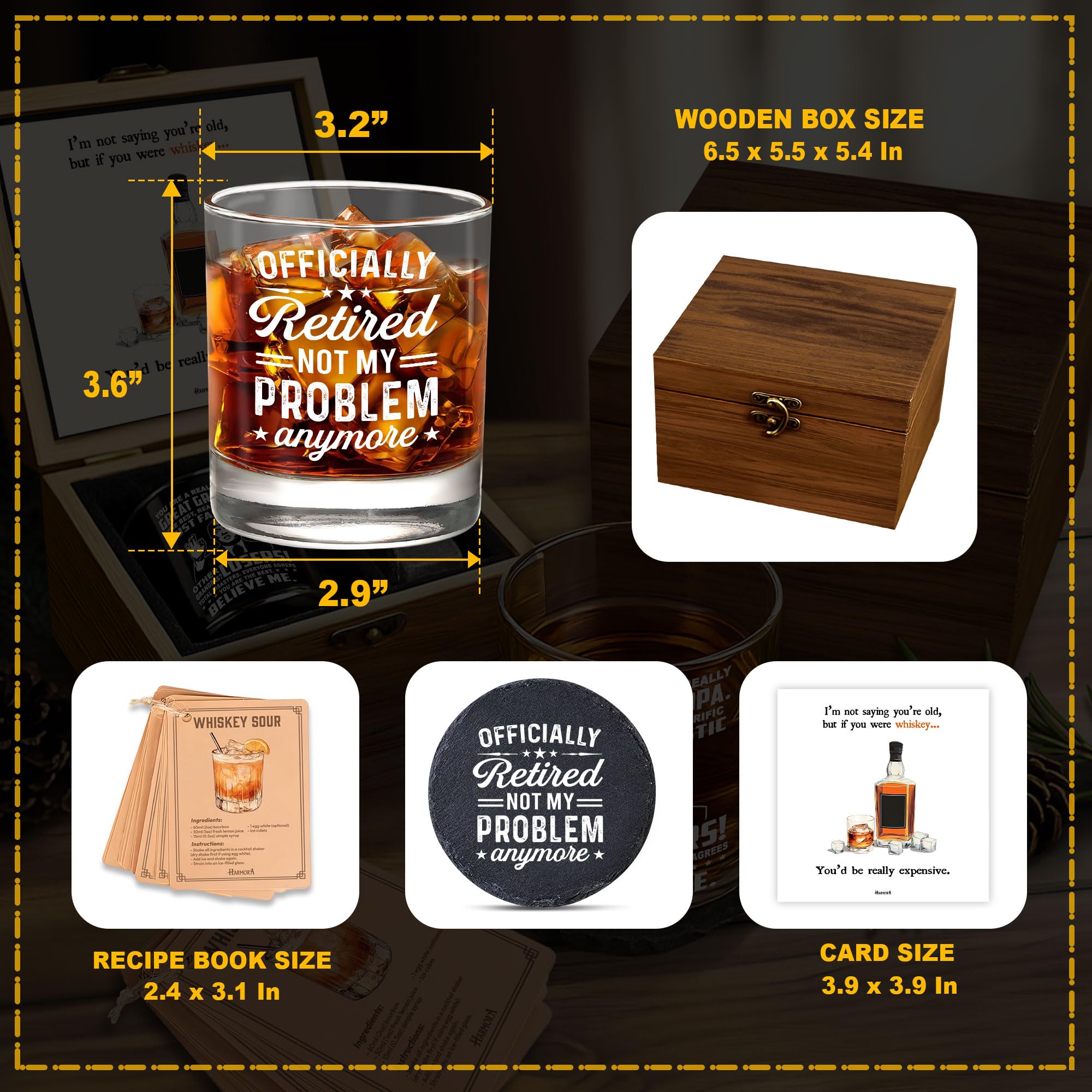 Harmora wooden gift box packaging elevates the presentation