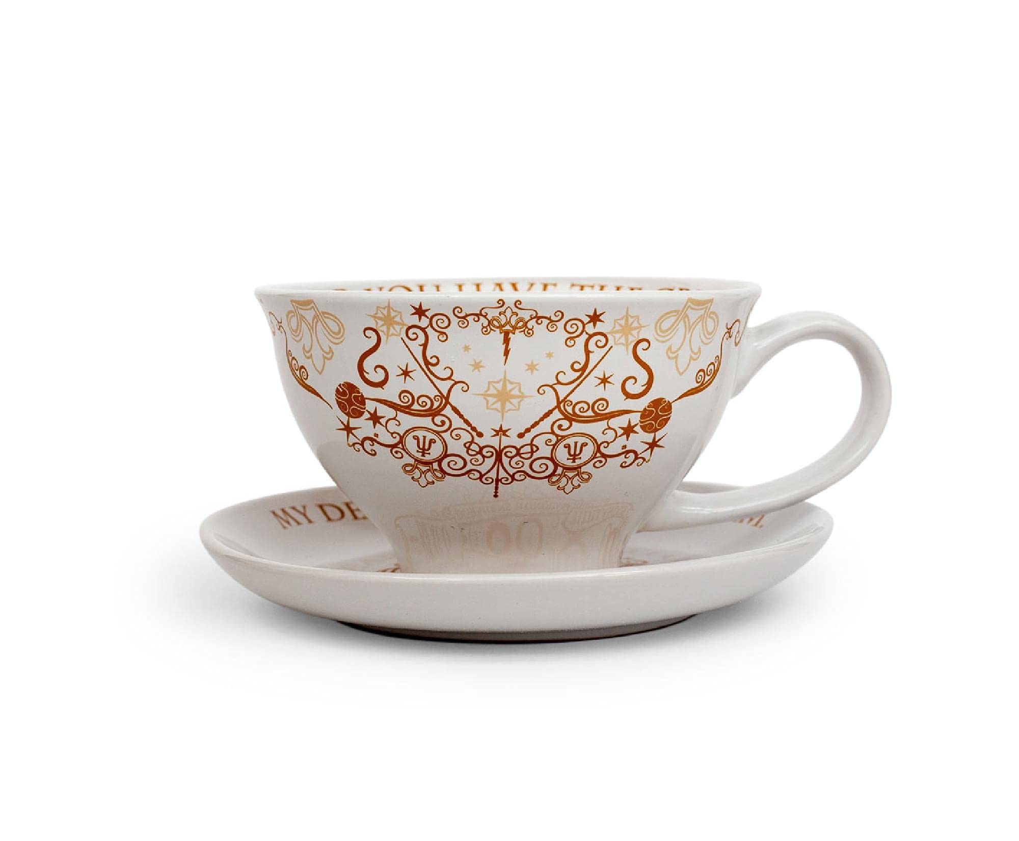 Harry Potter Grim saucer with vintage design for formal table settings.