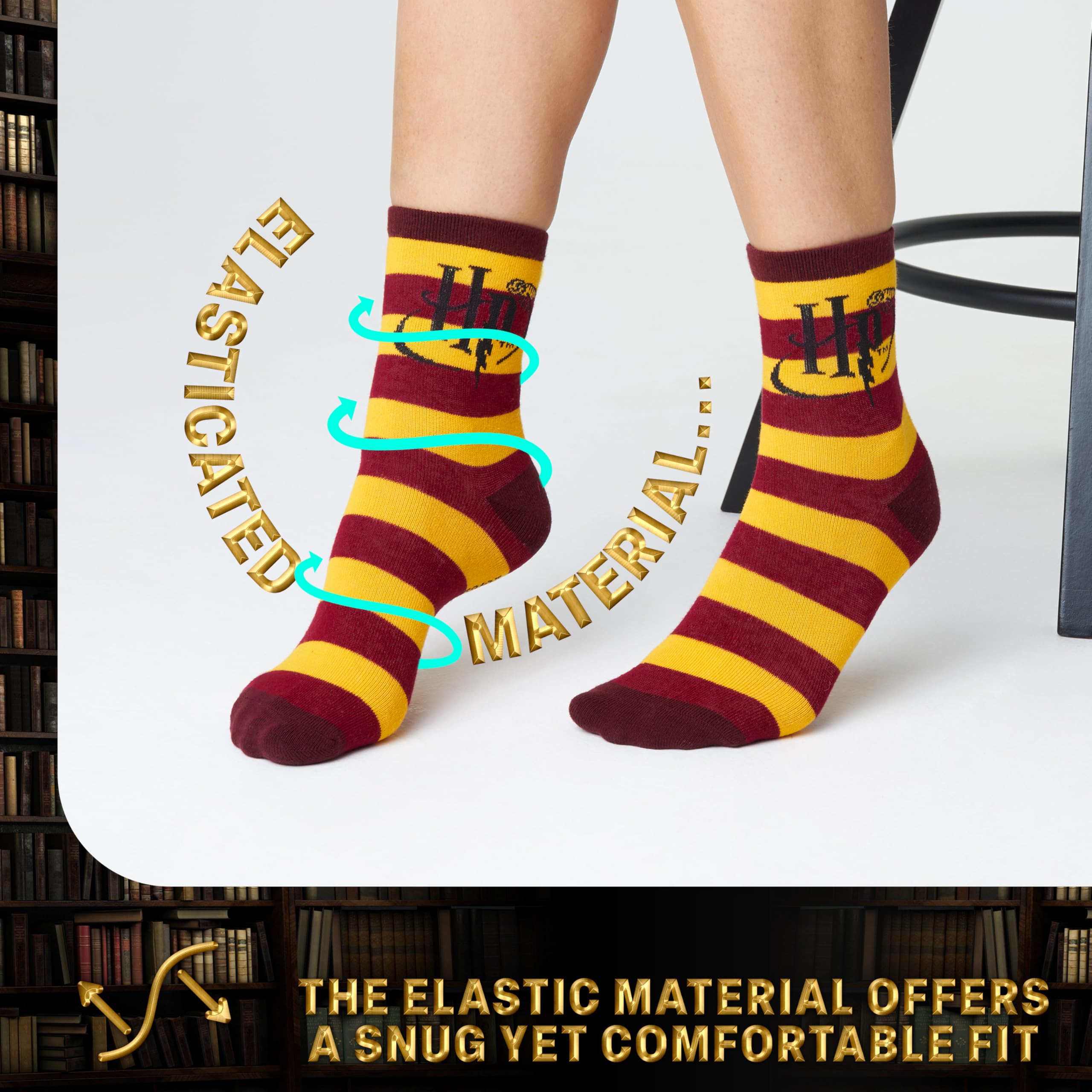 Merch collection display for Harry Potter lovers.