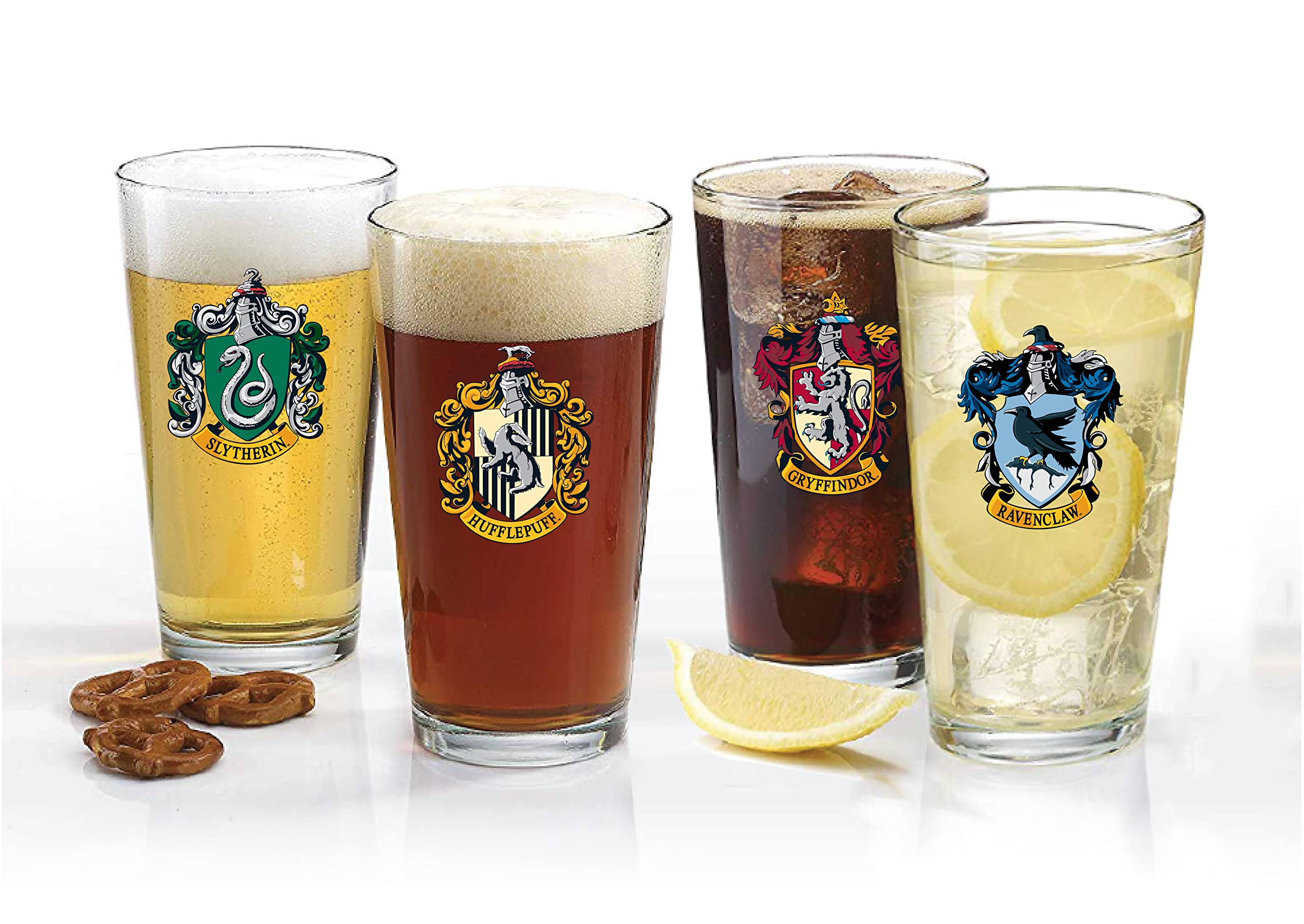 Harry Potter pint glass with Ravenclaw crest for smart sipping moments