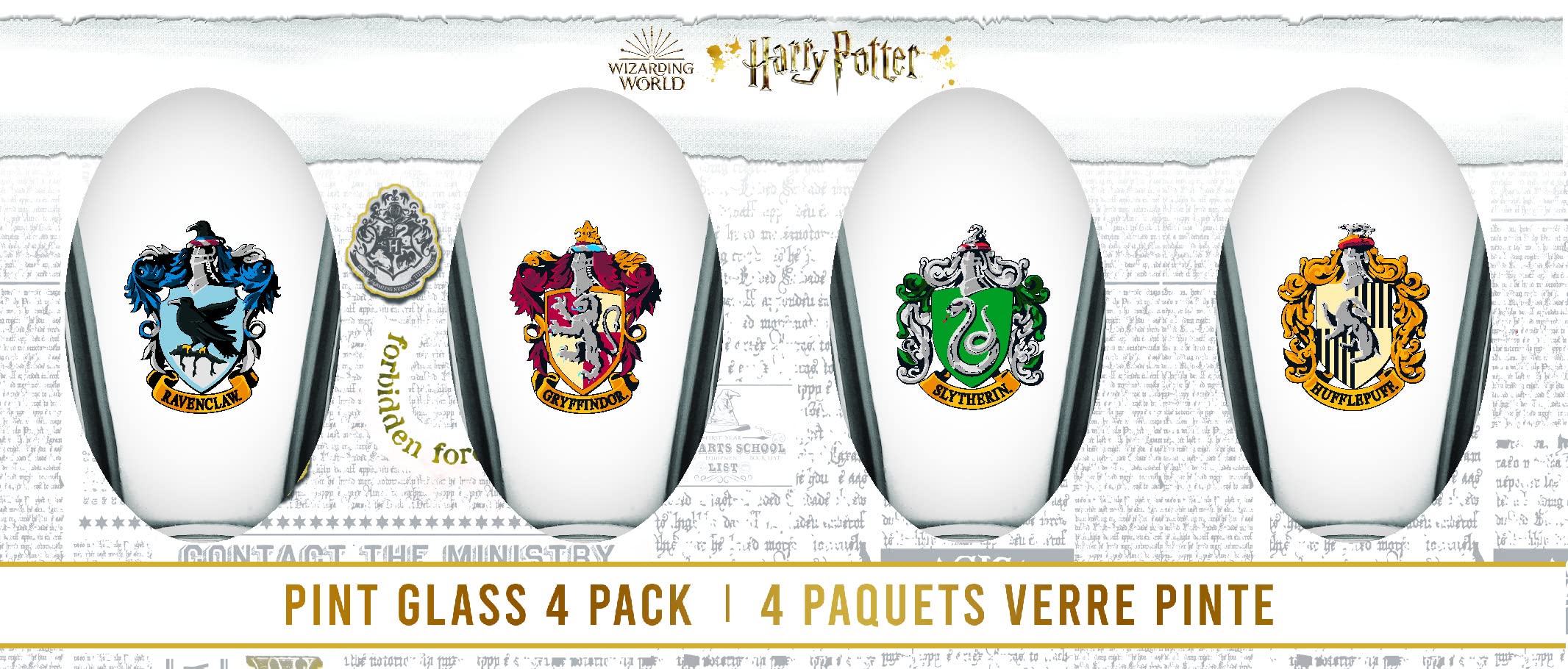 Harry Potter pint glass featuring Slytherin crest for bold gatherings