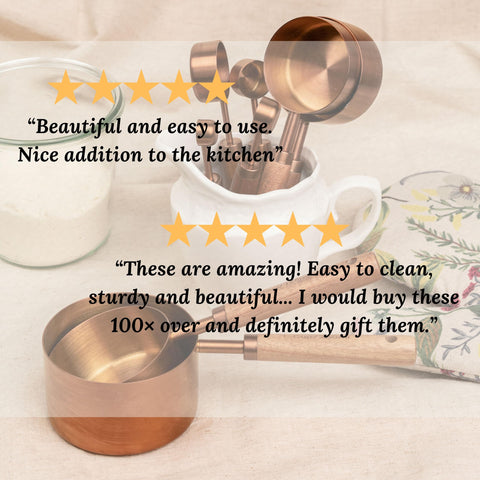 HARURI copper-tone finish close-up showing stylish durability for daily use.