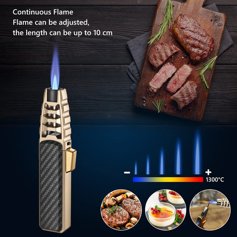 Harygate adjustable flame reaches 1300 degrees for browning and caramelizing