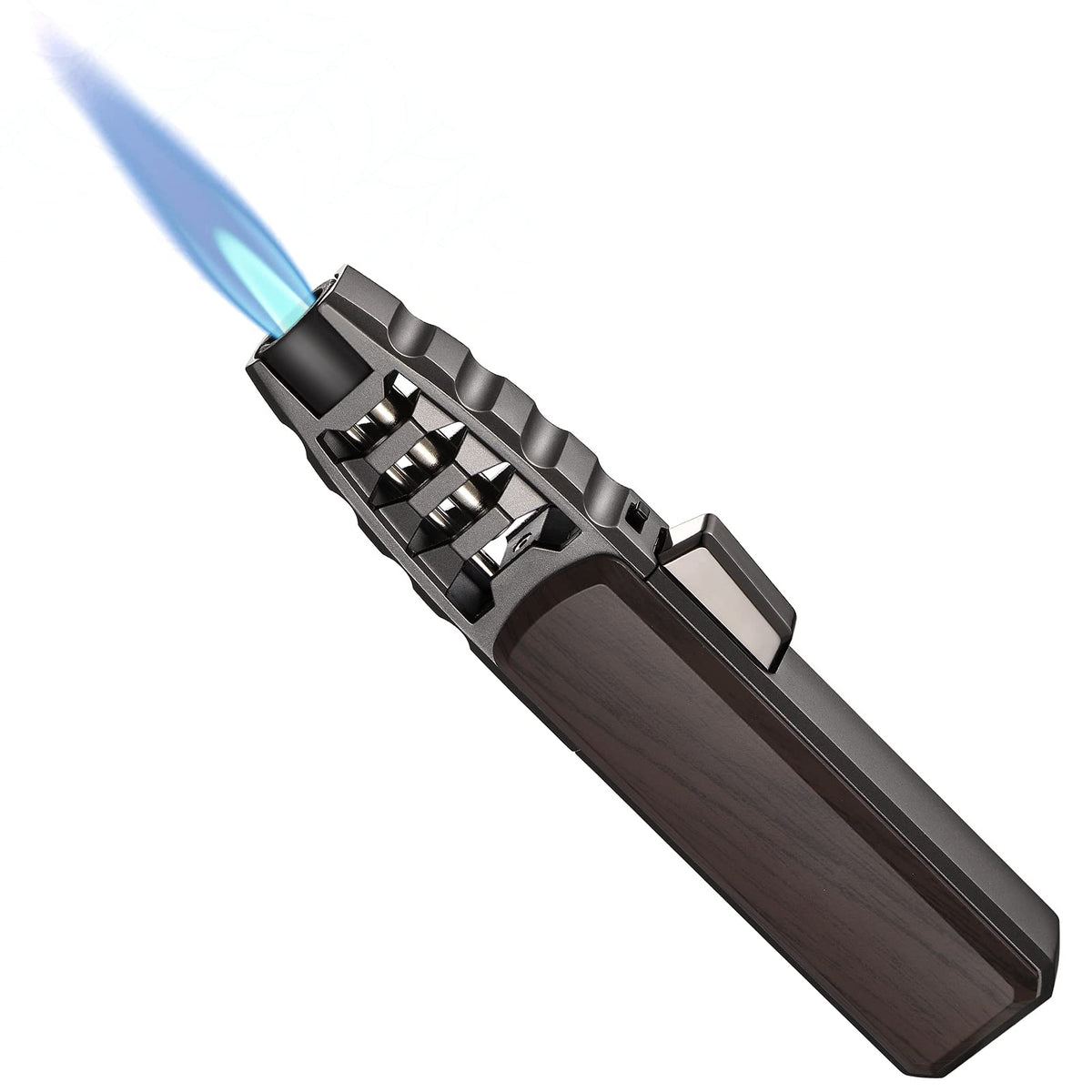 Harygate butane torch windproof design for reliable ignition.