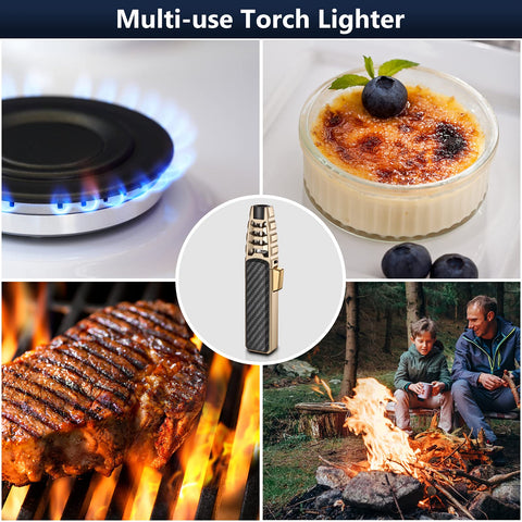Harygate portable torch for outdoor cooking, camping, and BBQ