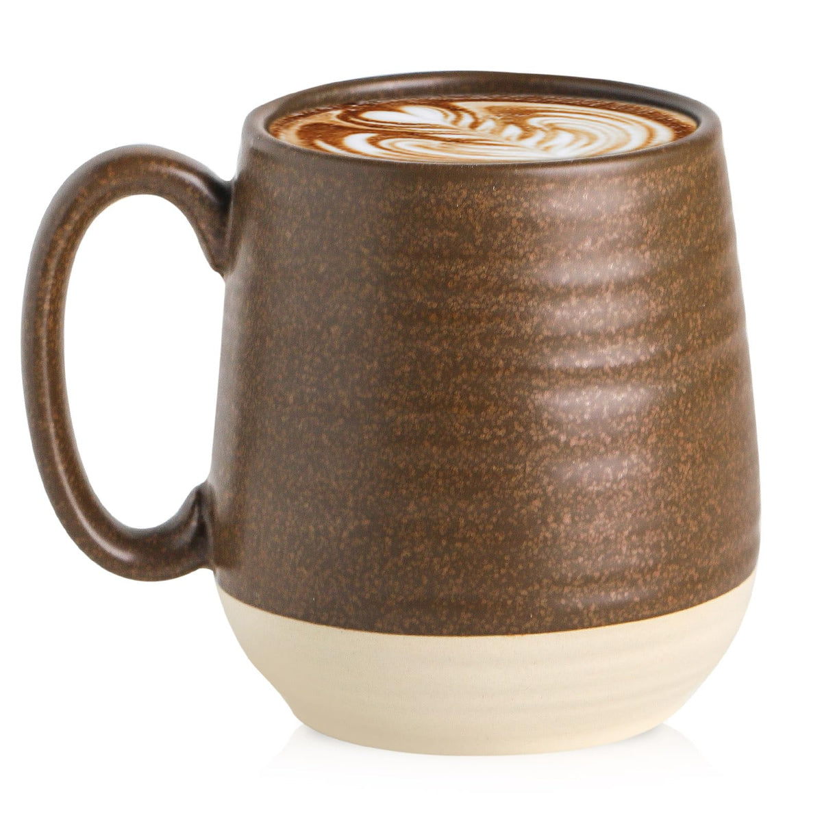 Hasense 20oz coffee mug side view highlighting generous capacity for large beverages