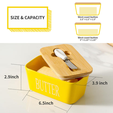 HASENSE butter dish sealing ring preserves freshness and prevents cross-taste in the fridge