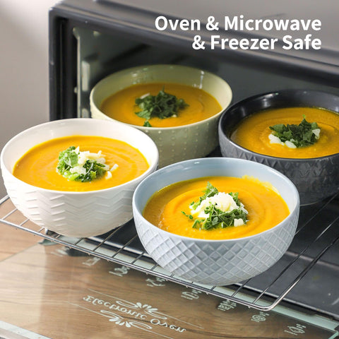 HASENSE bowl shown with noodles and fruit for easy meals.