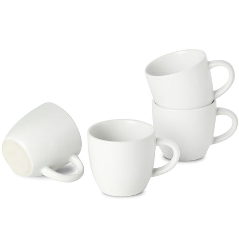 Hasense ceramic espresso cups set with double-shot capacity for rich espresso