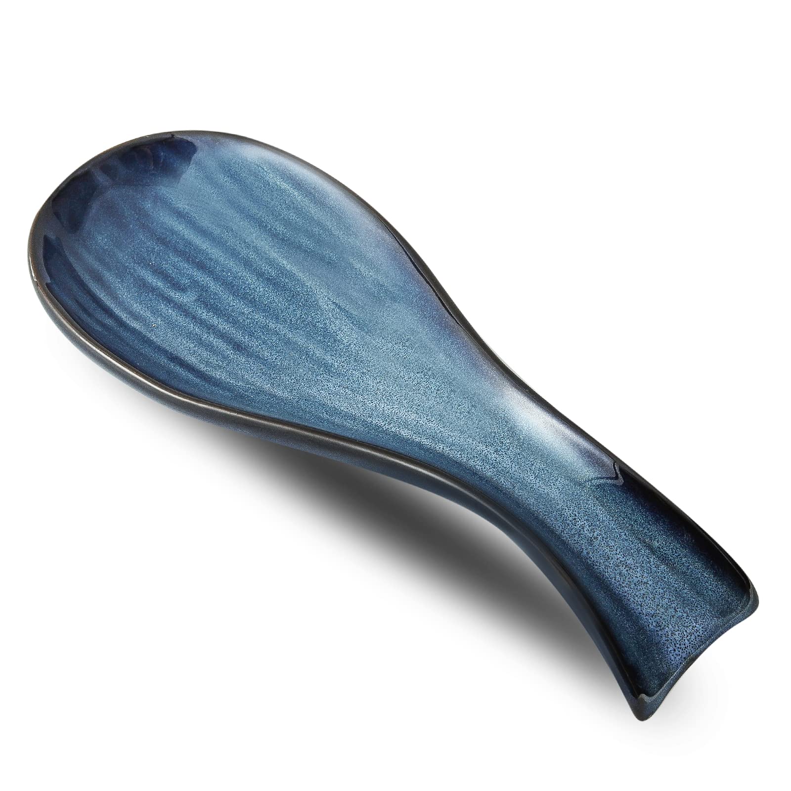 Hasense ceramic spoon rest on counter keeps utensils tidy and countertops protected.