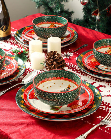 Hasense Christmas gift set porcelain bowls for cooking lovers