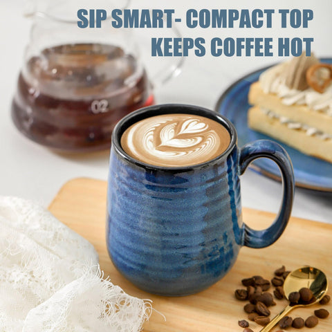 Hasense coffee mugs offer a comfortable grip for hot beverages.