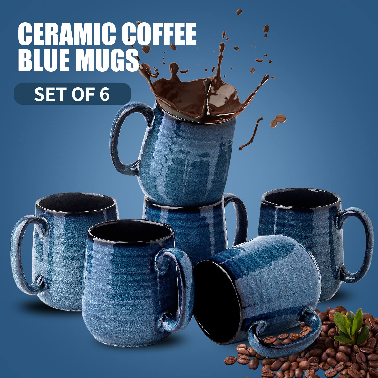Hasense mugs are great for serving cocoa, tea, or desserts.