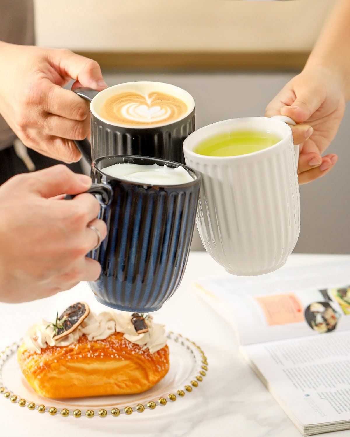 Hasense lead-free ceramic finish ensures safe daily use.